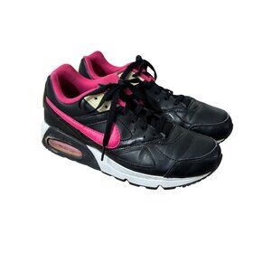 Nike Air Max Black Leather and Pink Vintage Size 8.5